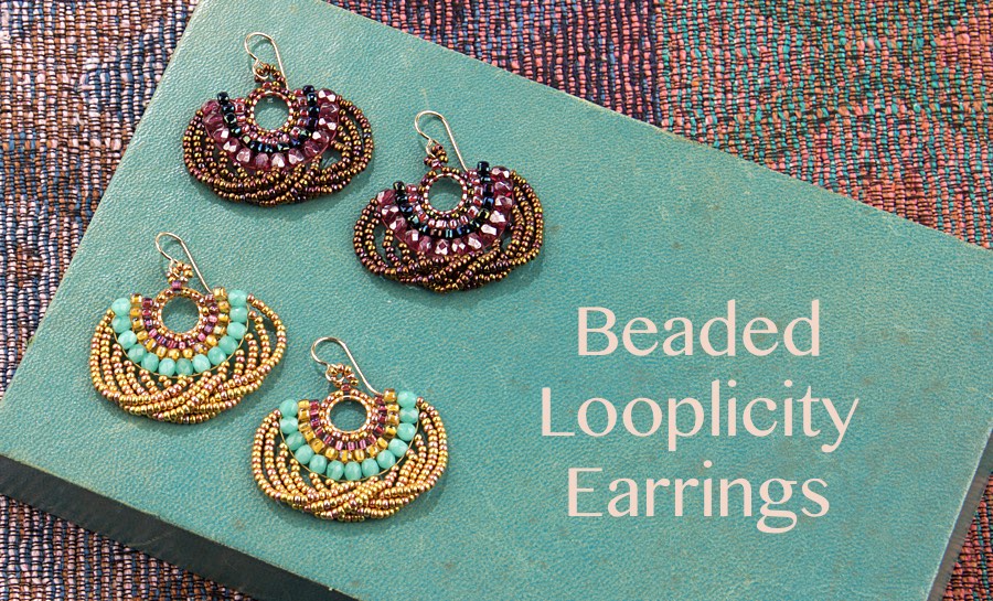 Looplicity Brick Stitch Earrings